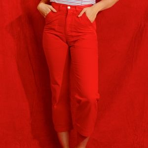ISO Big Bud Press Mustang Red Work Pants size Larg